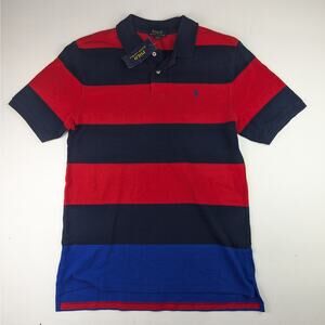 Polo Ralph Lauren Red/Navy/Blue Polo Shirt - XL(18-20)